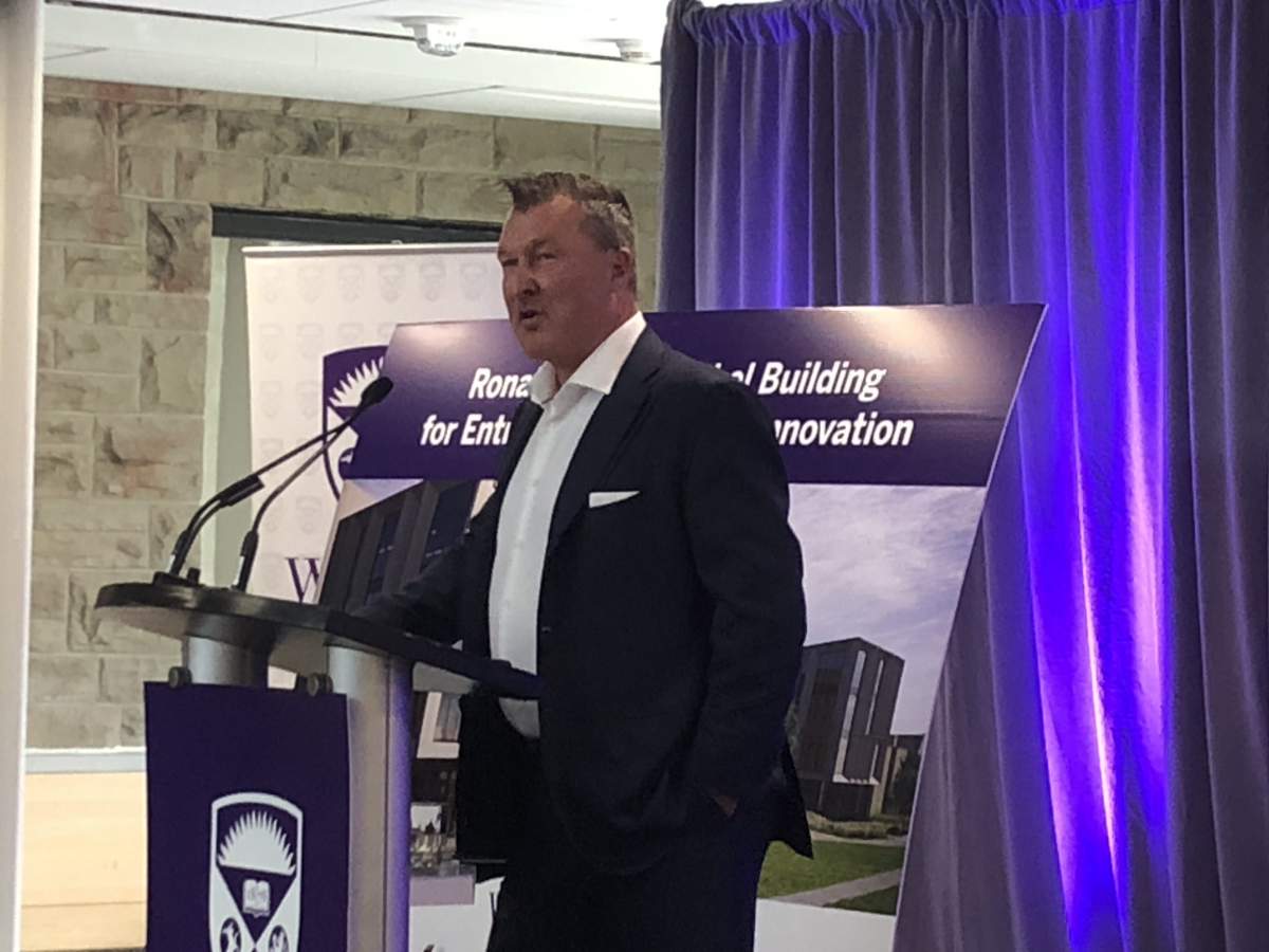 Ron Schmeichel donating $10 million dollars to Western Univeristy to help create the Ronald D. Schmeichel Building for Entrepreneurship and Innovation. May 25, 2022
