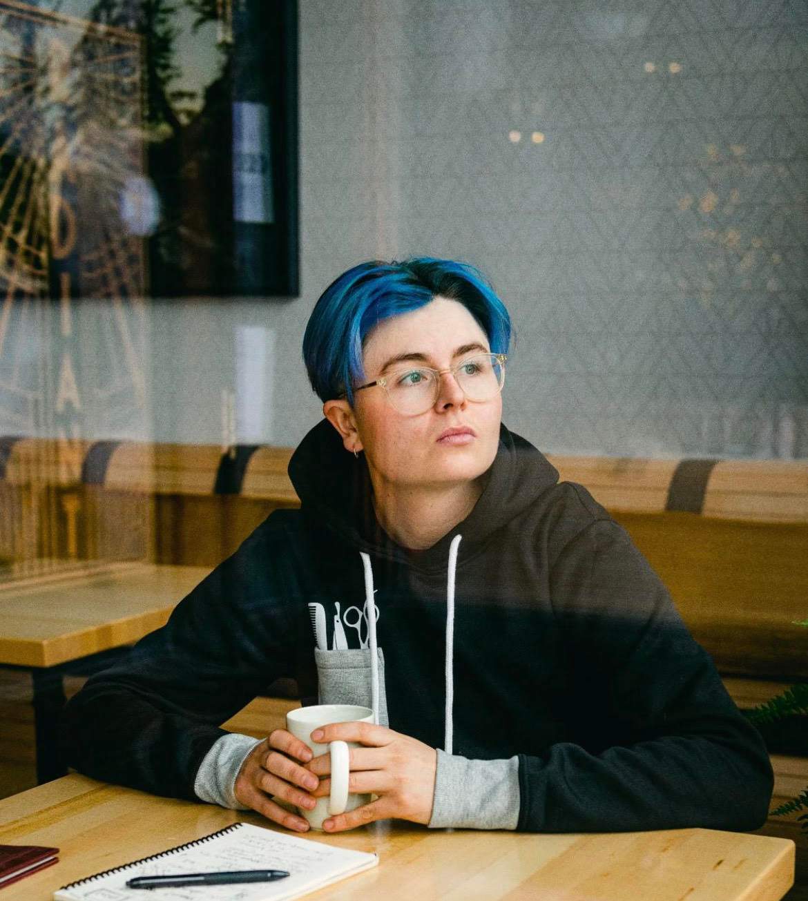 Kealey says there's an immediate kinship and understanding with other people how identify as trans.