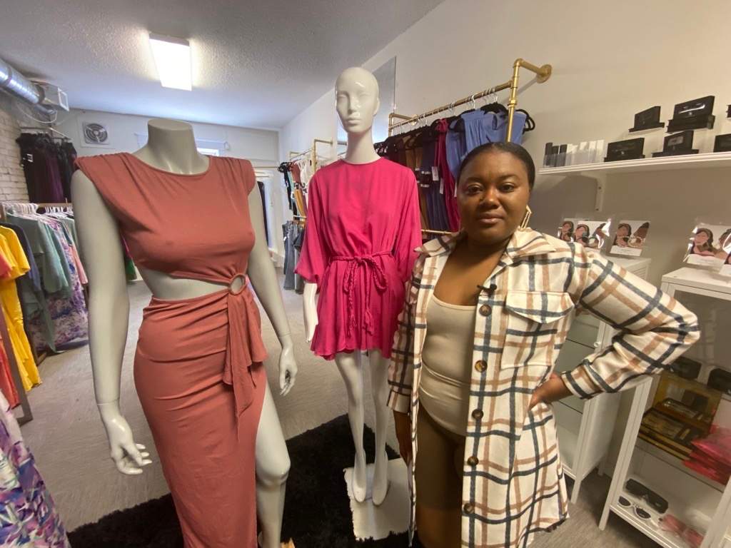 Sheraine Ritchie, however, is in a bit of a different spot. She opened up her first storefront business, Royal Raine.