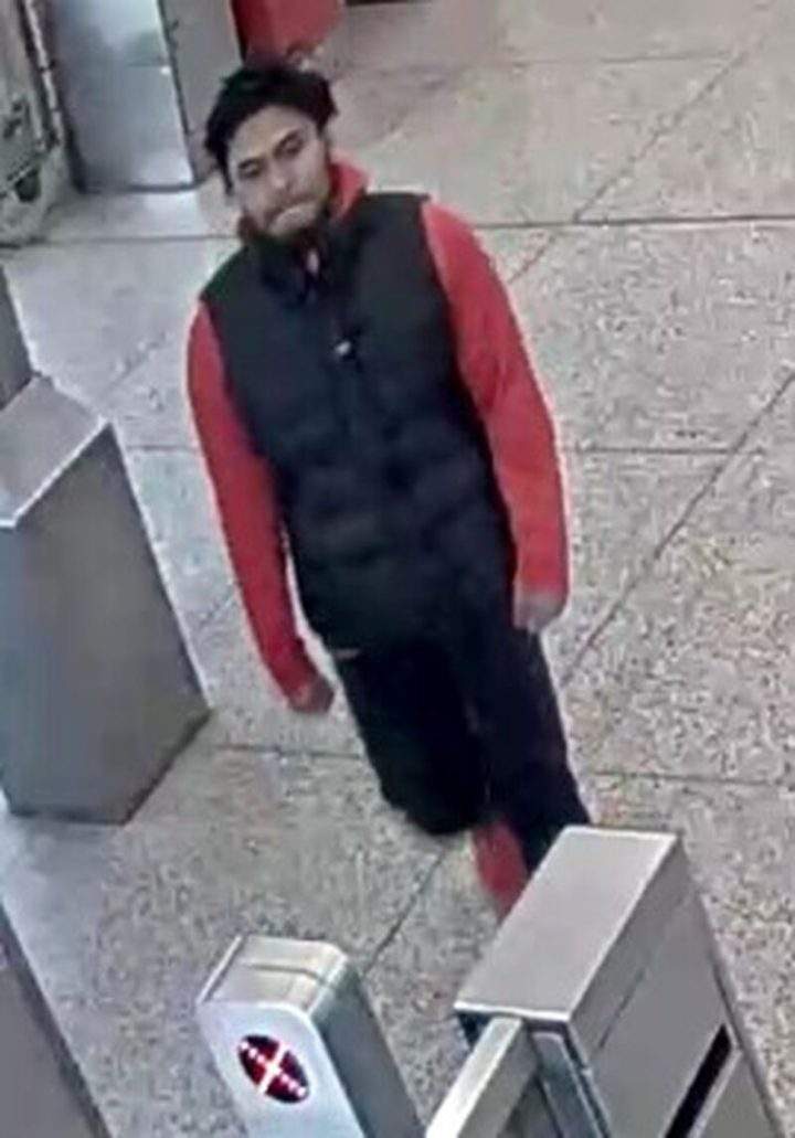 Man (#2) wanted in robbery investigation.