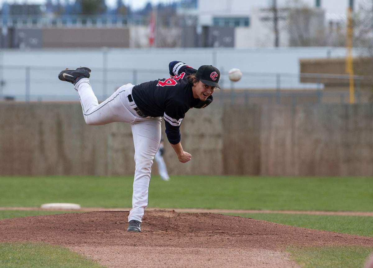 Chris Wyslobocki of the Okanagan College Coyotes.