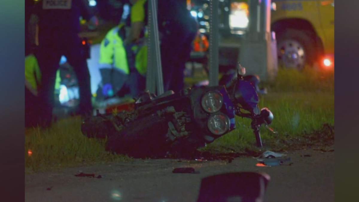 A teenager has died after a collision between his scooter and a pickup truck on Wednesday evening in Drummondville.
