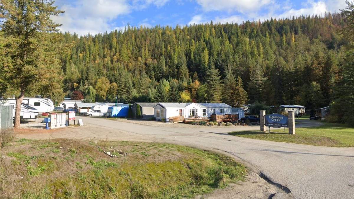 A photo of Sicamous Creek Mobile Home Park.
