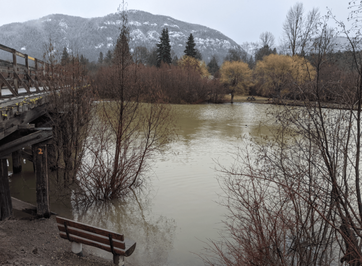 The Tulameen River, seen here rising in 2018.