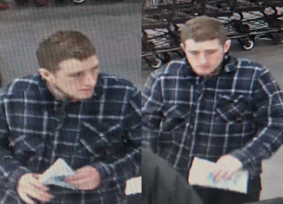 The suspect in a weekend robbery outside of a Halifax grocery store is seen on security footage. 