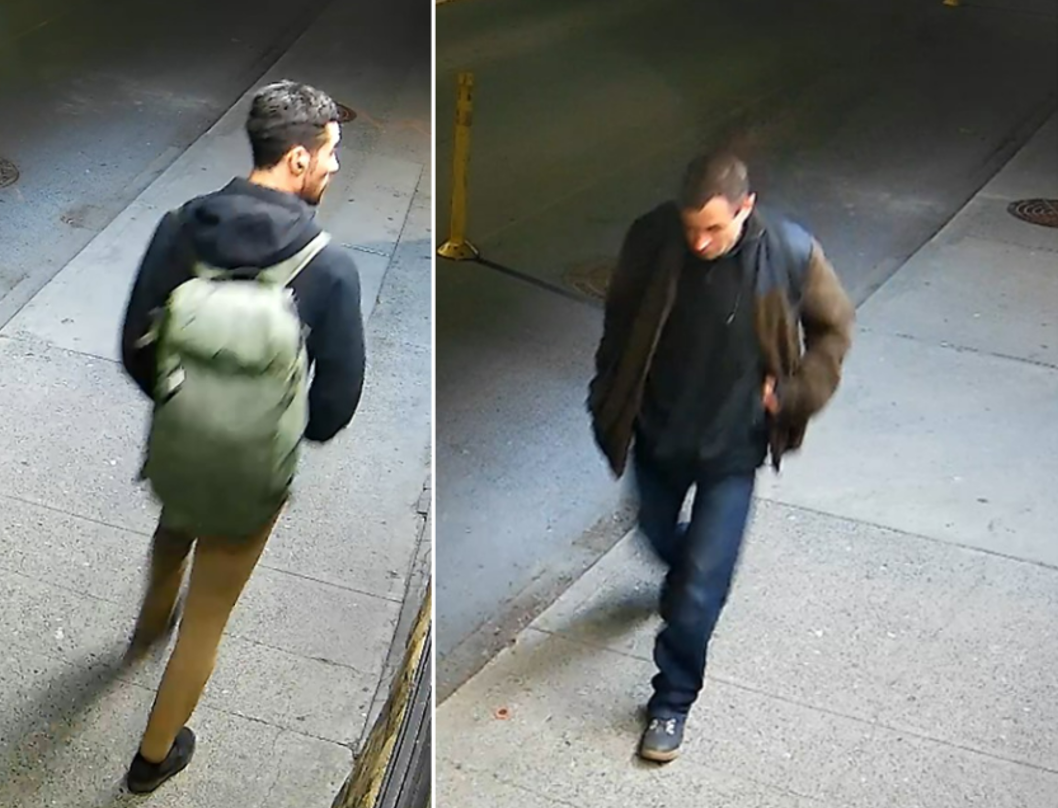 Victoria police are seeking two potential witnesses to a suspected arson at a Caledonia Avenue home shortly after 1 a.m. on April 20, 2022. The home belongs to Ukrainian pastor Father Father Yuriy Vyshnevskyy and his family, who were still inside when flames broke out.