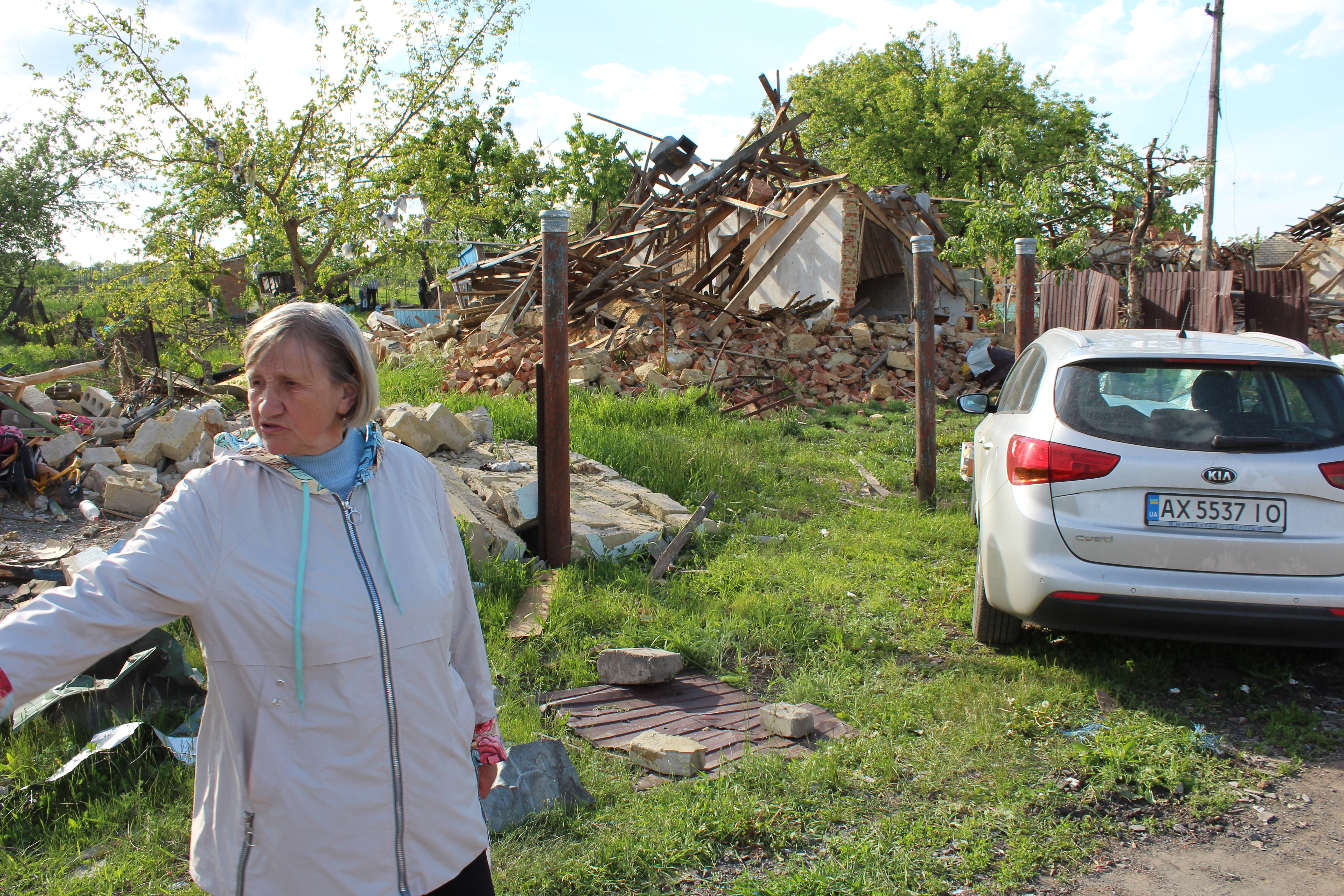 Liubov Kurkina on Ukrainian Street, May 19, 2022.