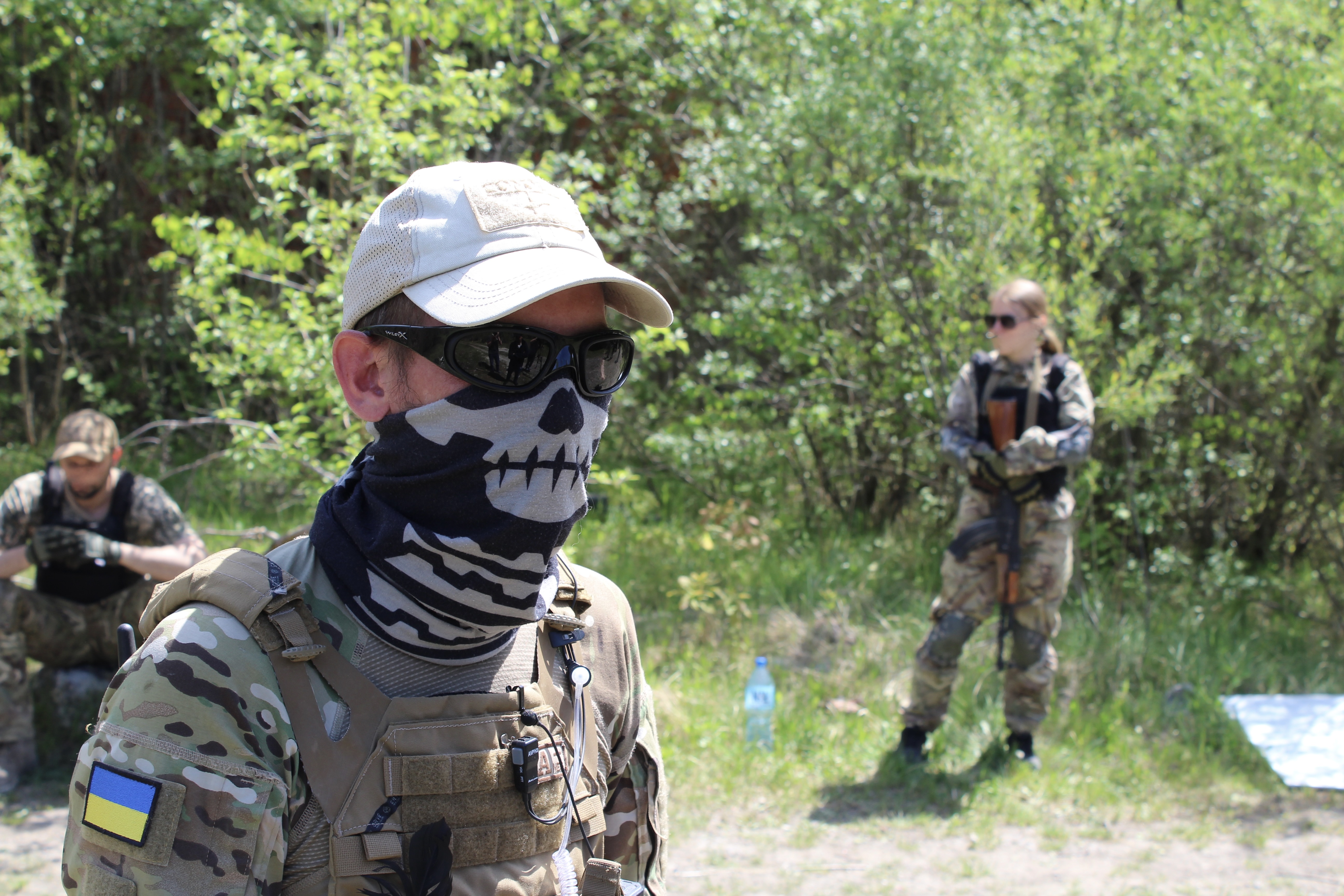 A Wolverines instructor originally from B.C. at training camp, May 16, 2022.