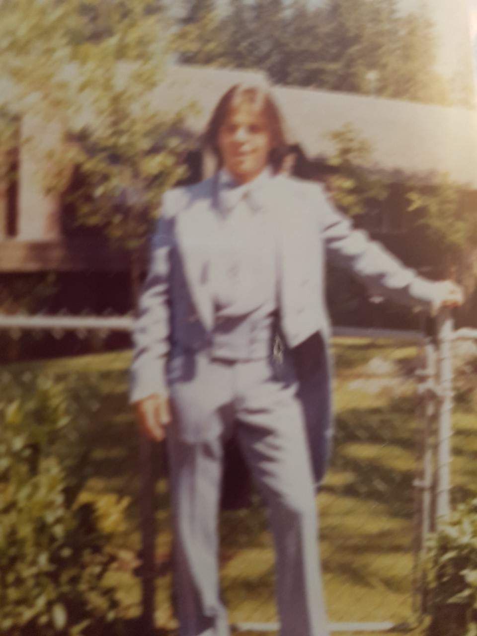Bruce Nichol graduating from Carson Graham Senior Secondary in 1977.