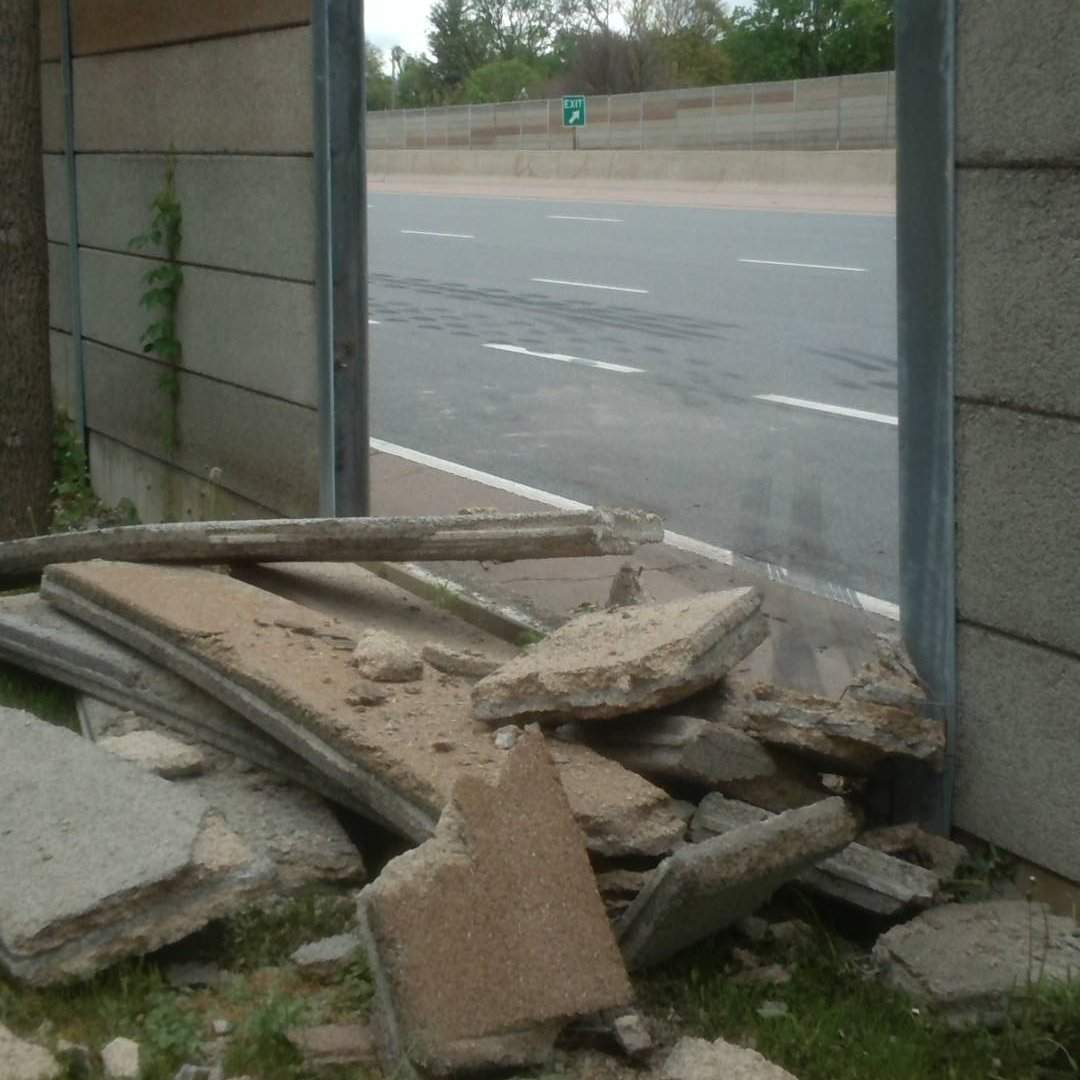 Police say officers were initially called to deal with a collision involving a tractor-trailer and a concrete barrier on Highway 7/8 near Ottawa Street in Kitchener.