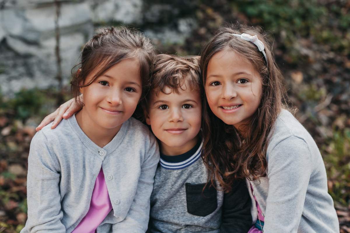 three children postpartum
