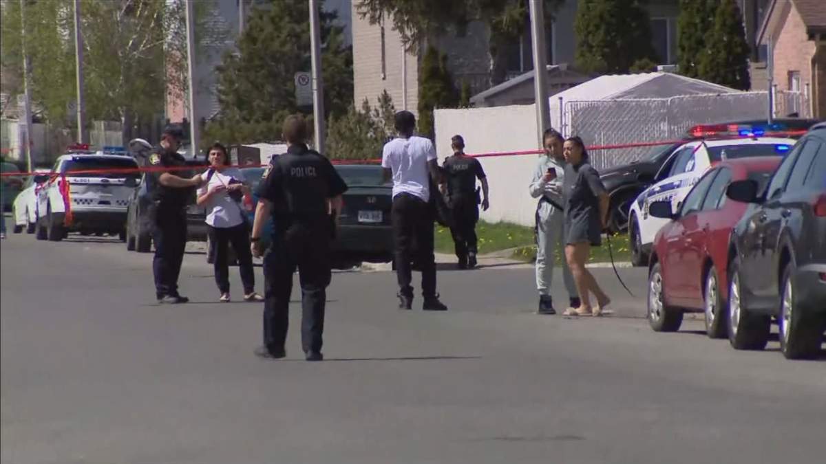 Laval police are investigating following a daytime shooting in a residential neighbourhood that sent a 33-year-old man to hospital. Tuesday, May 10, 2022.