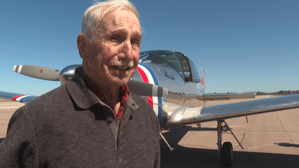 Lew Kennedy, 89, was co-pilot on the trip.