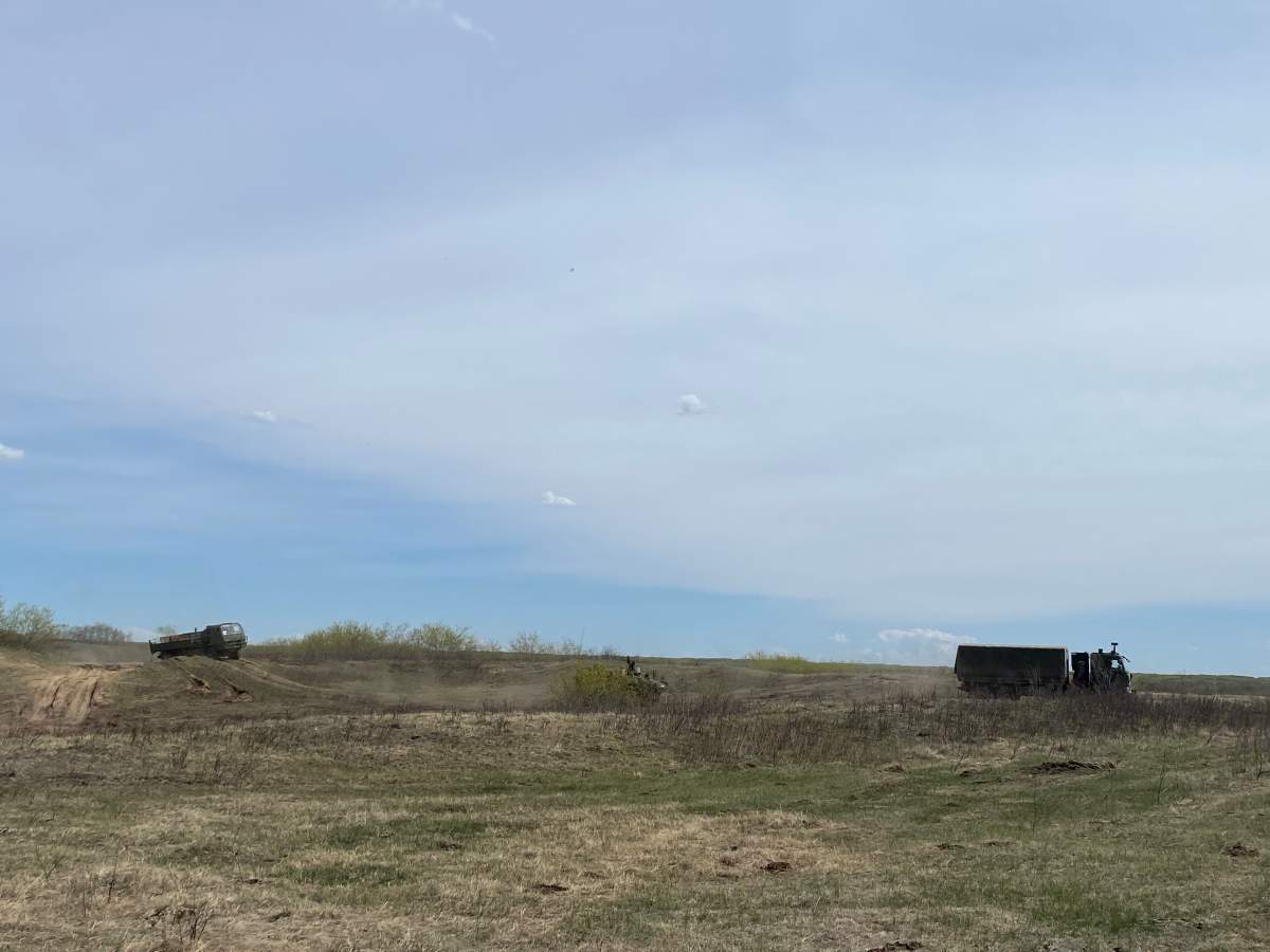 Exercise Maple Resolve is being held in Wainwright, Alta. Training picture May 12, 2022.