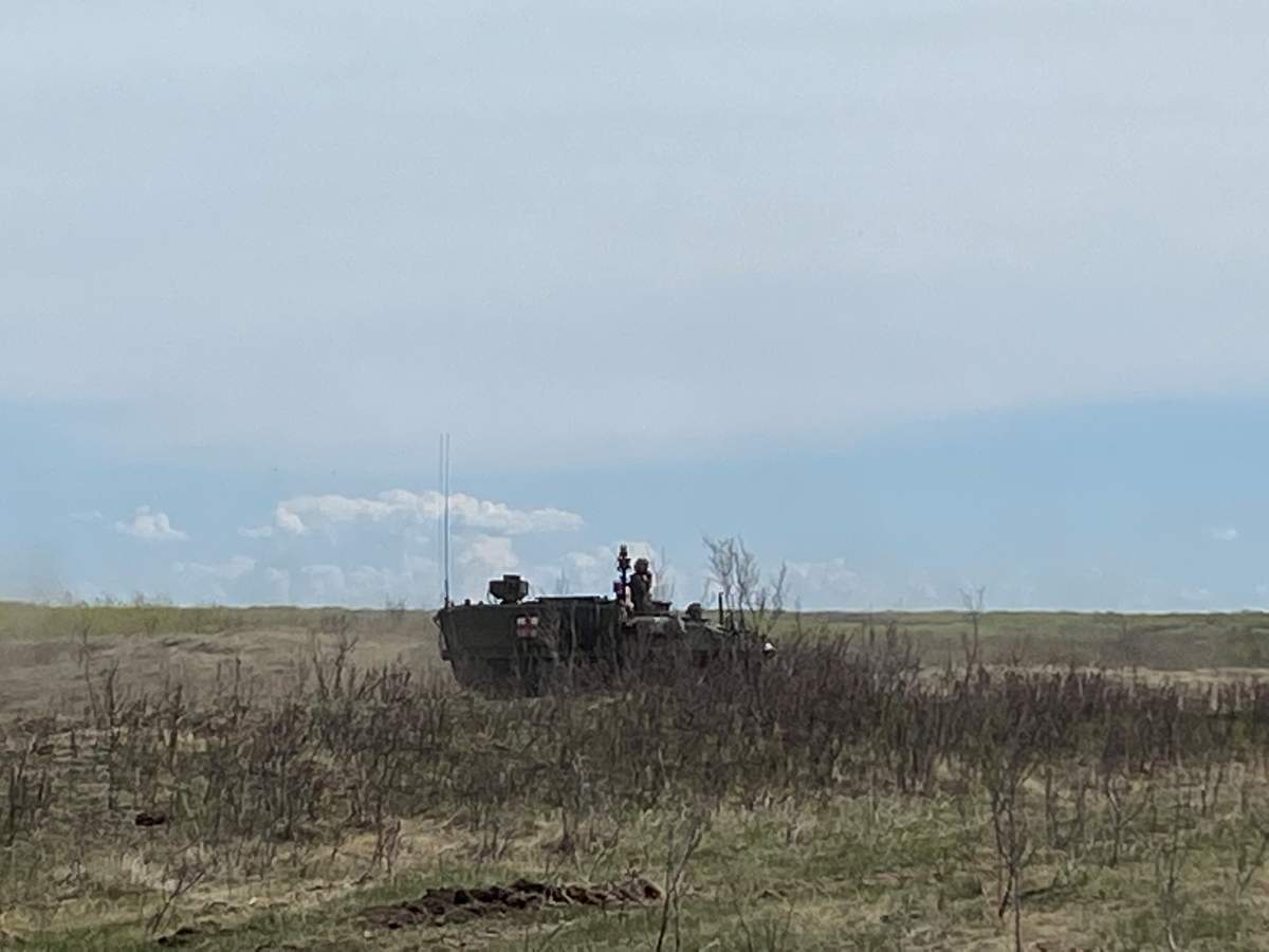 Exercise Maple Resolve is being held in Wainwright, Alta. Training picture May 12, 2022.