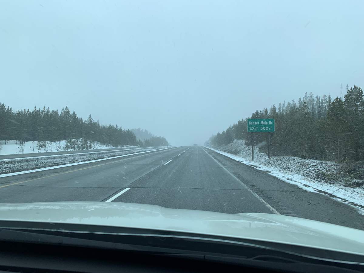 Okanagan Connector on Saturday morning.