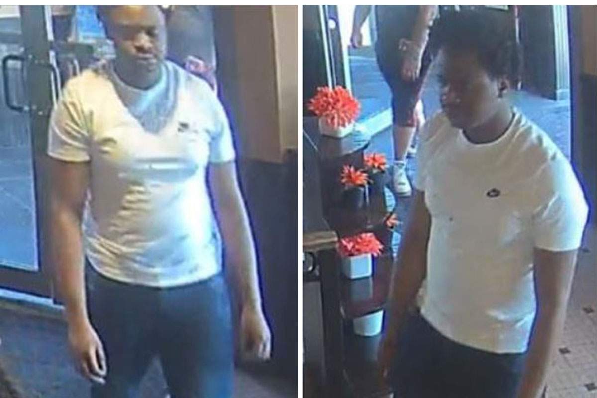 Waterloo Regional Police are looking to speak with the man in these photos.