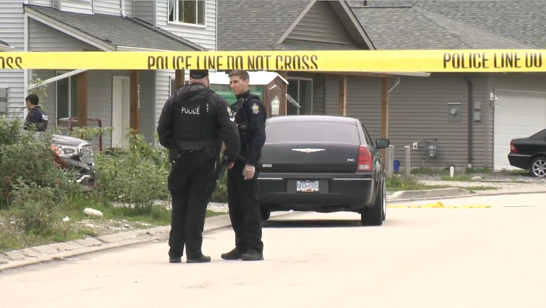 Police at the scene of an overnight shooting in West Vancouver. Investigators have arrested three suspects and say the victim is expected to survive. 