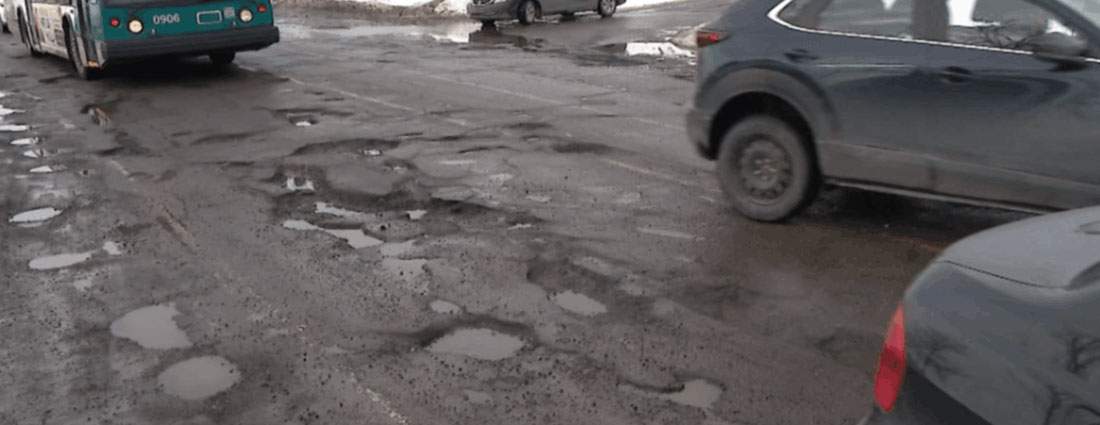De la Gappe Boulevard in Gatineau was voted the worst road in Quebec in 2022.