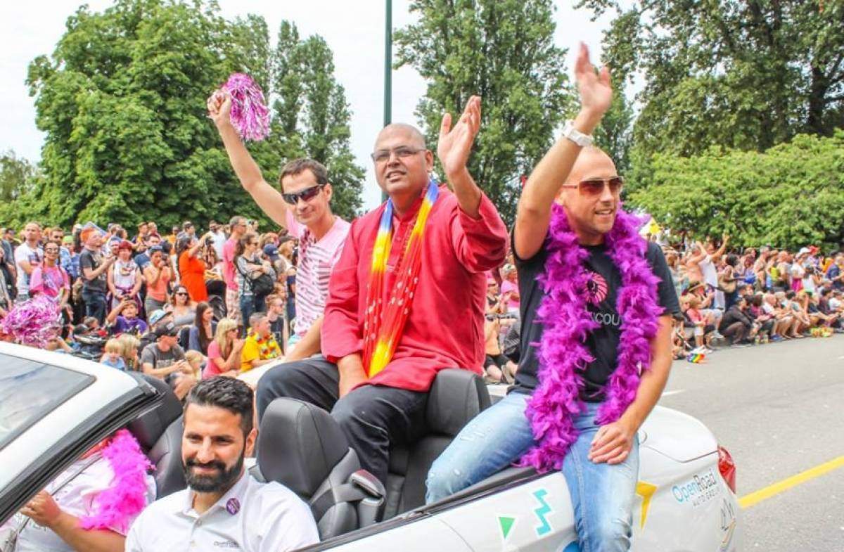 Sher Vancouver founder Alex Sangha made history as the first Sikh Grand Marshal of Vancouver Pride 2016.⁠