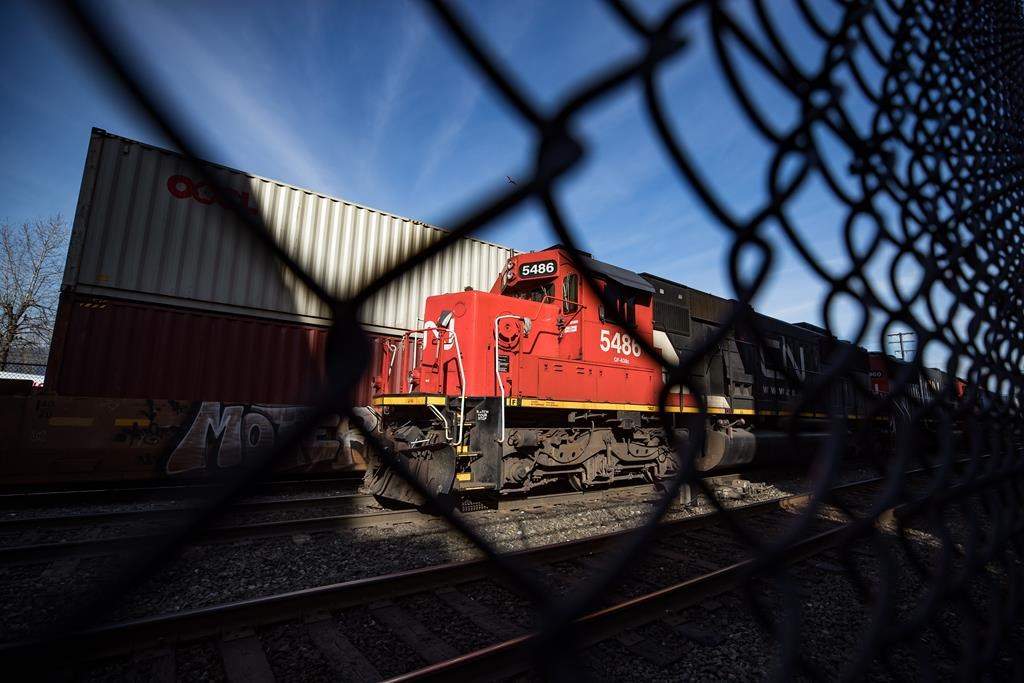 FILE — - A pedestrian died when hit by a train in downtown Moncton.