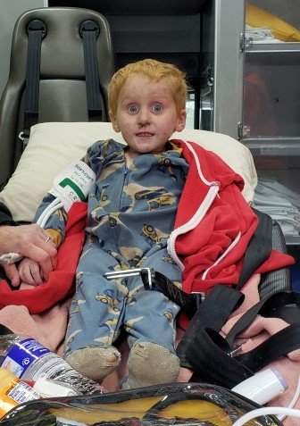 Ryker Webb after being found on June 5 in Montana.