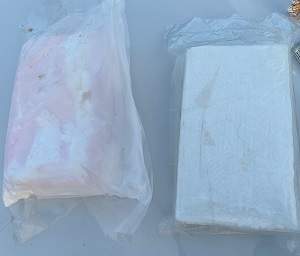 Around 2 kilograms of cocaine were found on a man who fled a car rollover in Nanaimo.