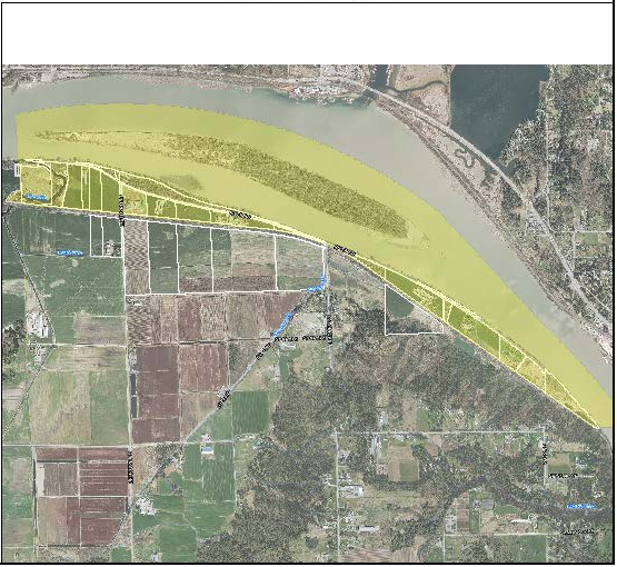 The City of Abbotsford issued an evacuation alert for 20 properties in the Glen Valley area on Tues. June 28, 2022.
