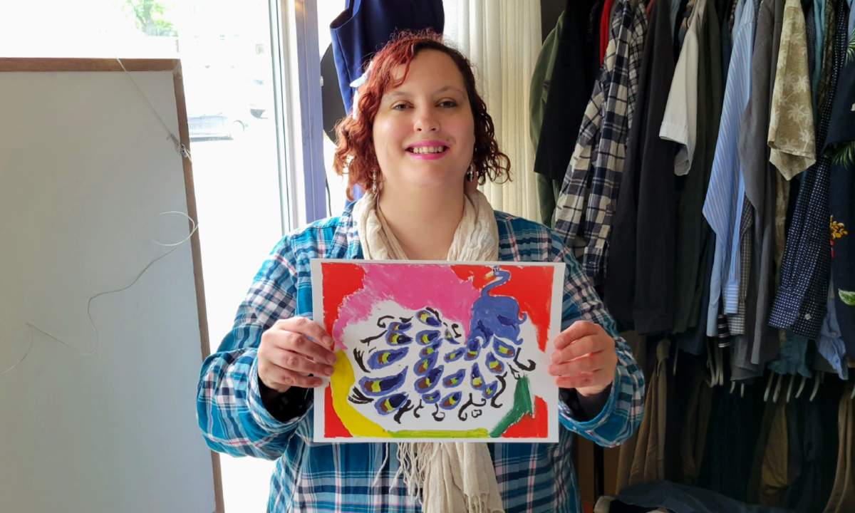 Creative clients of the Elizabeth Fry Society are able to sell their art through The Abundance Store.