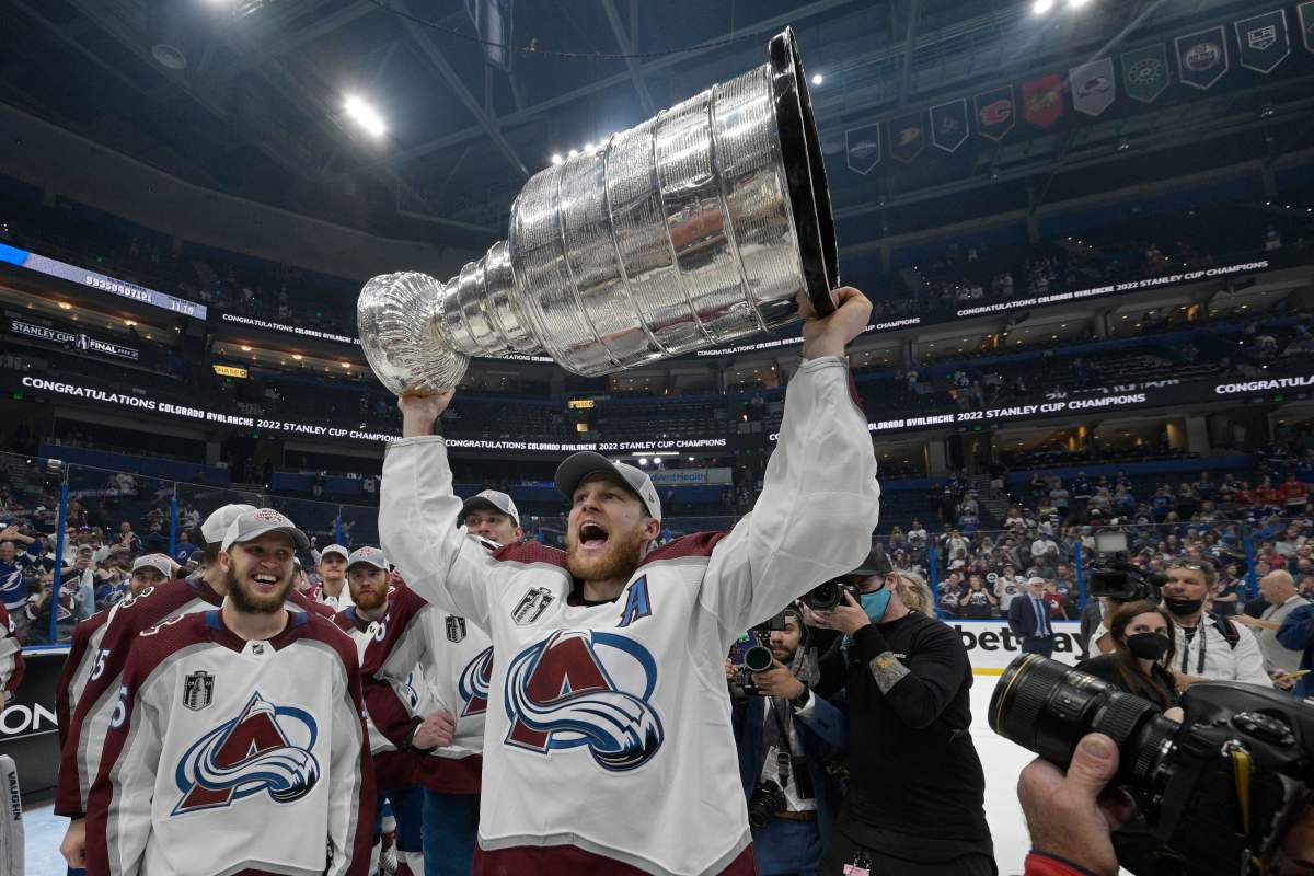 Stanley Cup Avalanche Lightning Hockey