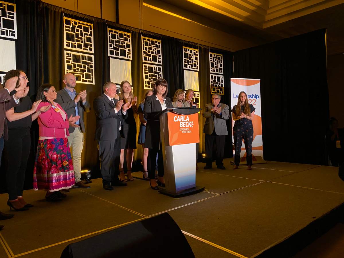 Carla Beck won the election for Sask. NDP leadership on Sunday in Regina