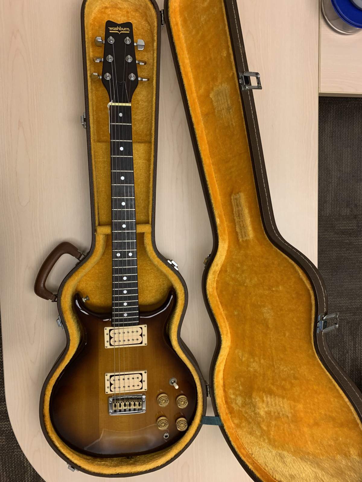 The two stolen guitars are now in Kingston Police custody and will be returned shortly.