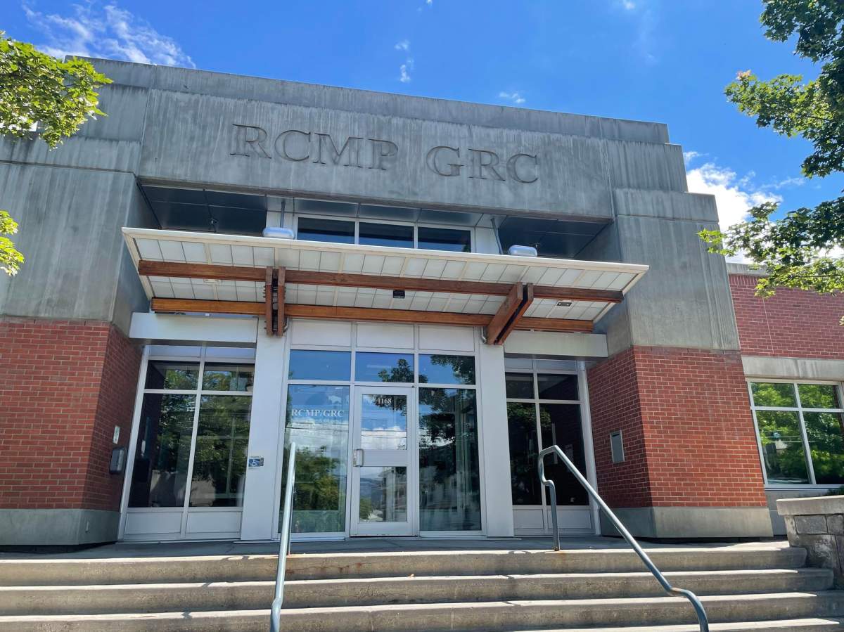 File photo of the Penticton RCMP detachment.