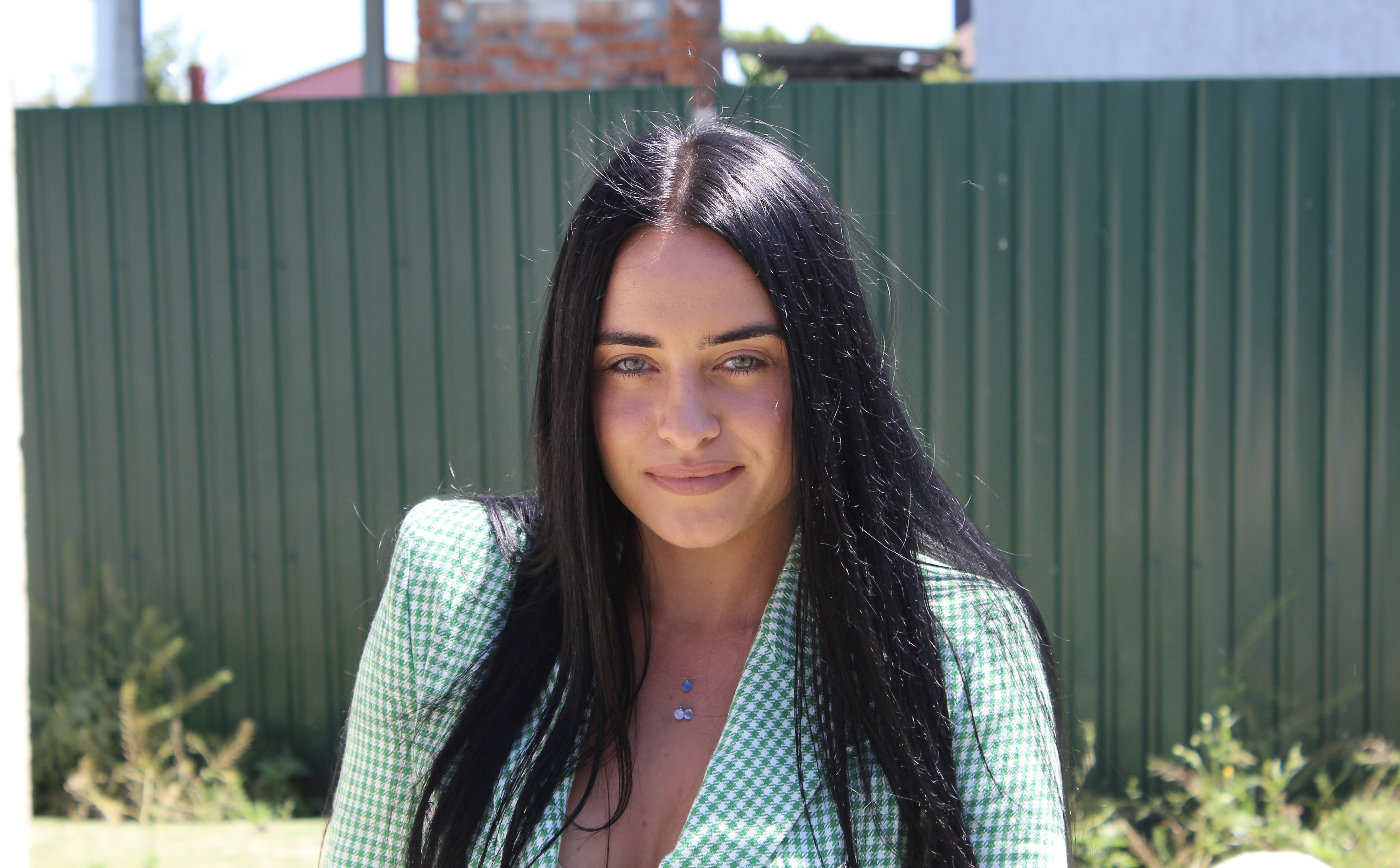 Karolina Perlifon in Poltava, Ukraine on June 26, 2022.