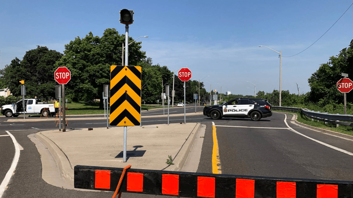 Hamilton police collision reconstruction units are investigating a crash June 22, 2022 on the Kenilworth Access at the top of the Mountain.