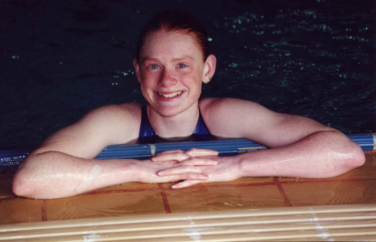 Lauren as a young girl.