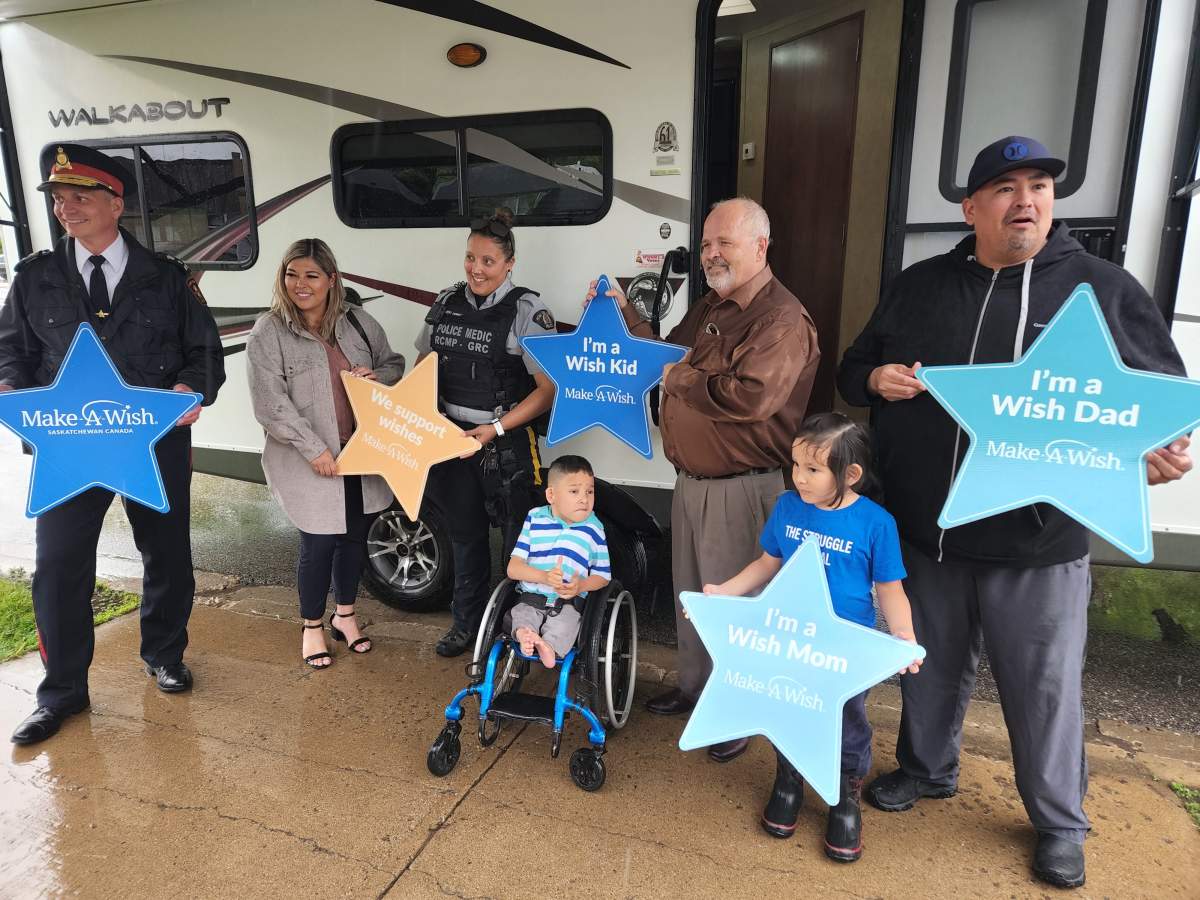 Keaton Constant receives wish.