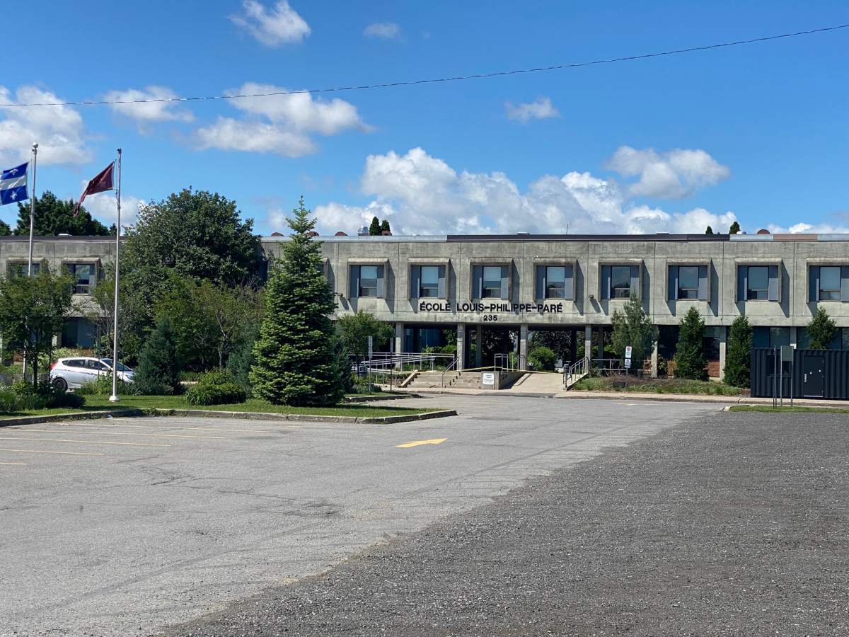 École Louis-Philippe-Paré issued a brief message on its website, saying parents, students and staff were informed about the situation.
