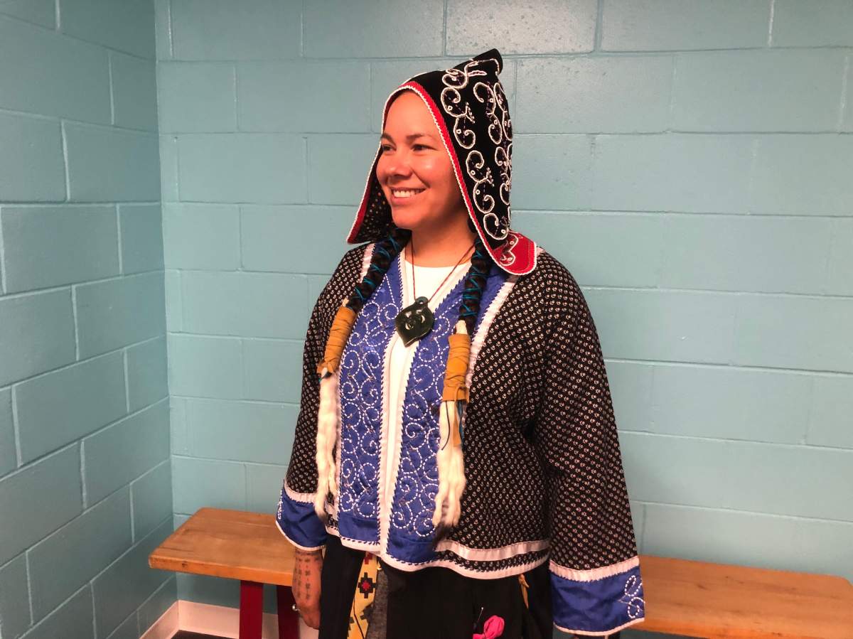 Ashley Julian-Rikihana is a Kouja dancer, a Mi’kmaw tradition.
