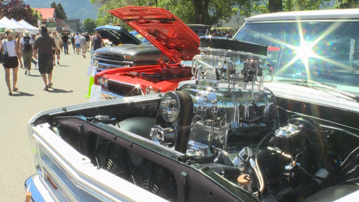 The three-day event started Friday and wraps up Sunday. On Saturday, around 800 cars were lined up in downtown Penticton.
