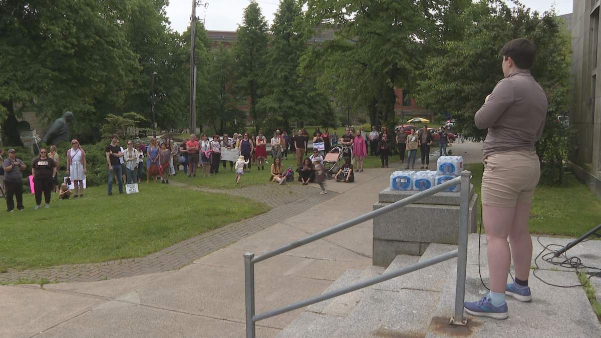 Saturday’s rally was hosted by Gender Affirming Care Nova Scotia