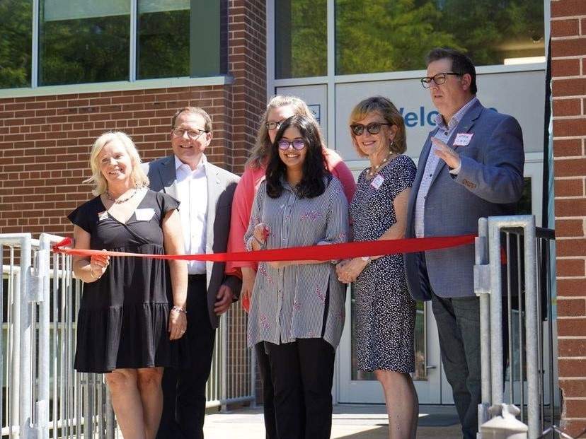 Ribbon cutting of new Grove hub at the University of Guelph.