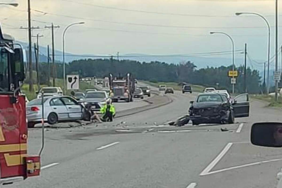 A Tuesday night crash at Highway 97 and Old Vernon Road reinforced the community’s desire for change.