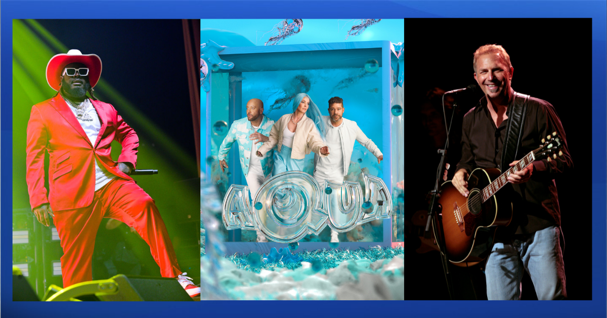 T-Pain, AQUA and Kevin Costner and his country band, Modern West are some of the headline music acts at the 2022 Calgary Stampede Big Four Roadhouse stage.
