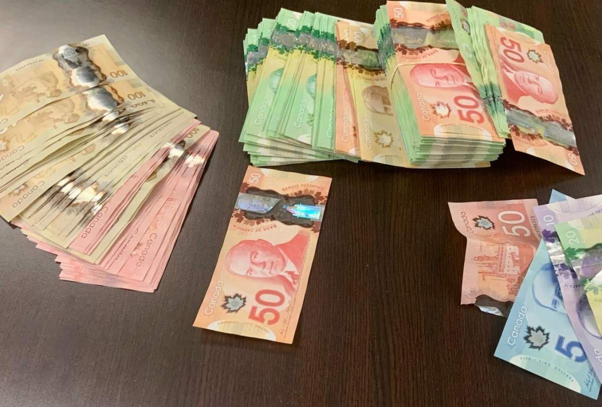 Lethbridge police seized 553.2 grams of fentanyl, 3,597.5 grams of methamphetamine, 192.5 grams of cocaine and $14,085 cash from a vehicle and home in the 1900 block of 12 Avenue South Wednesday, June 15, 2022.