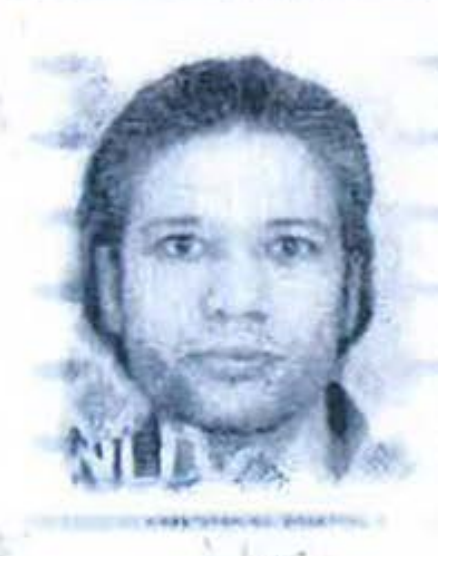 A passport photo sent to two Dutch women who testified at the trial of Aydin Coban on Wednesday.