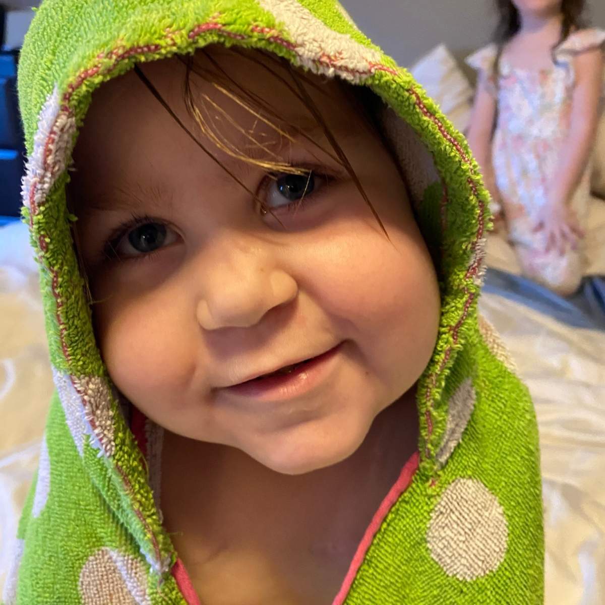 Éveline Petit, 3, was born with stage 5 Multi-cystic Dysplastic Kidney Disease.
