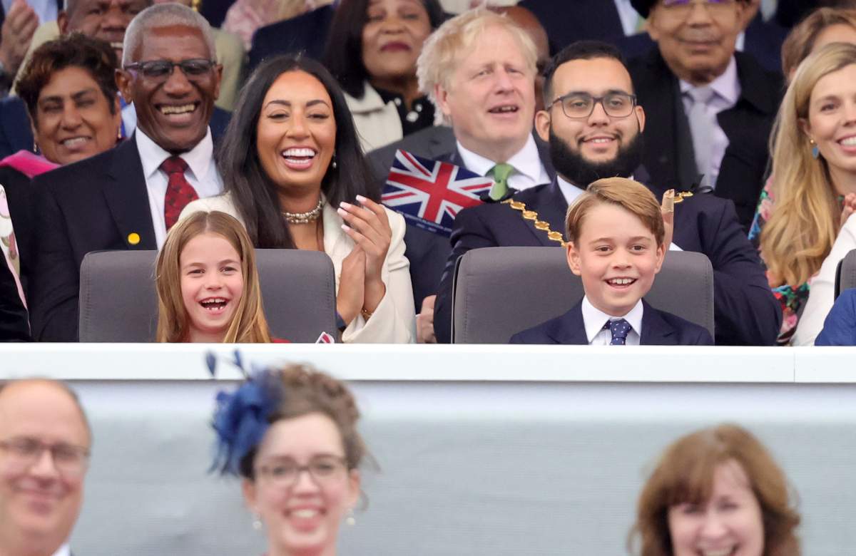 The Queen's Platinum Jubilee concert got underway at Buckingham Palace.