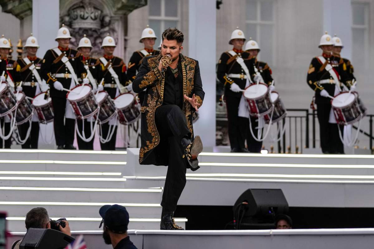 The Queen's Platinum Jubilee concert got underway at Buckingham Palace.