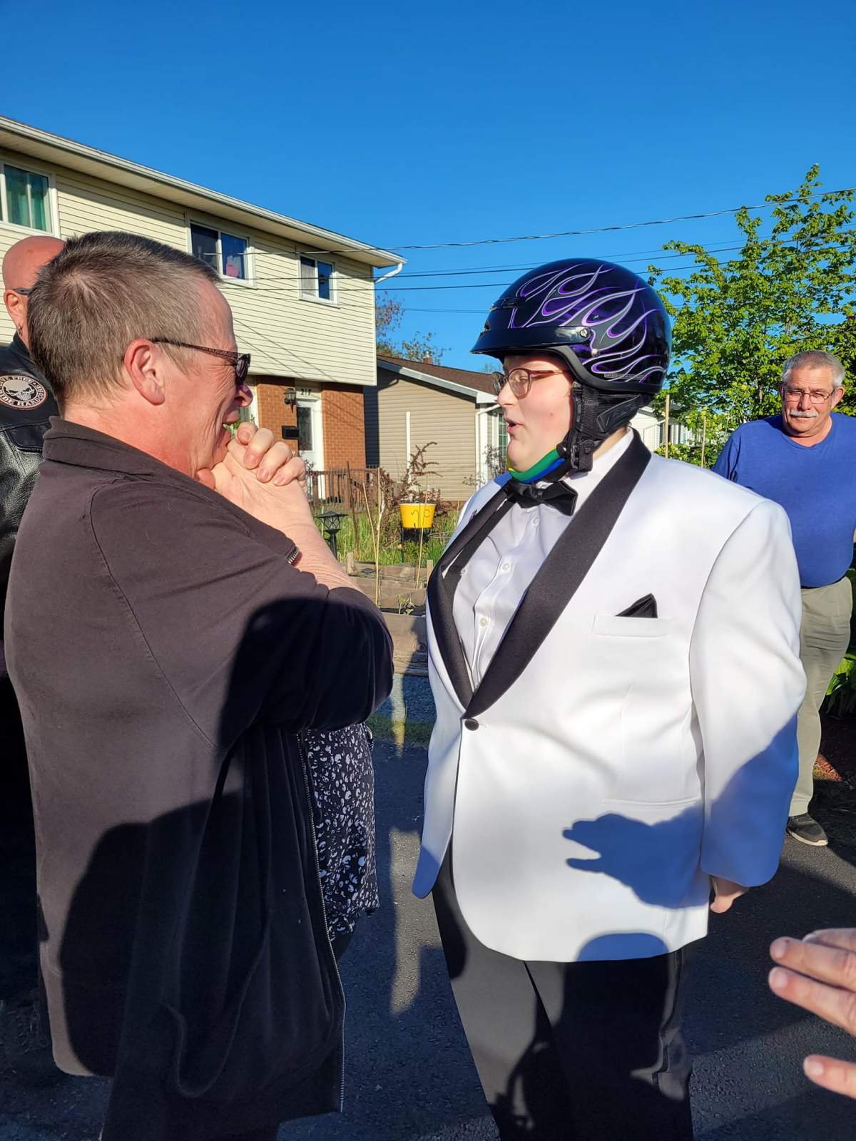 Emily Kinnear says the prom escort was a memorable way to kick off Pride month.